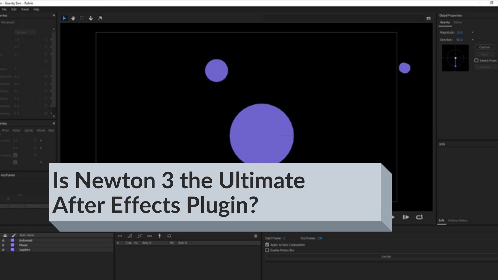 newton plugin after effects free download