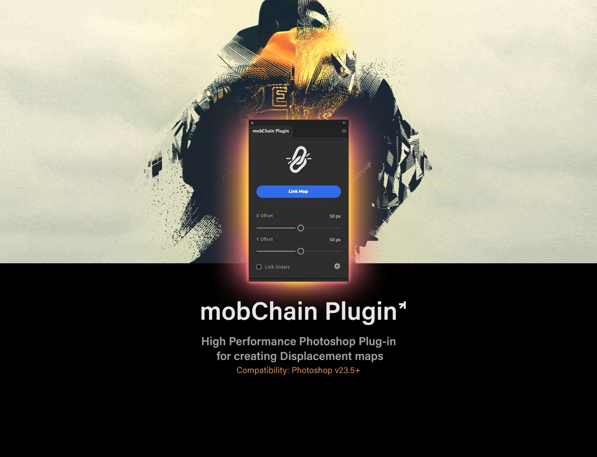 mobChain Plugin. High-performance Photoshop Plug-in for creating displacement maps.